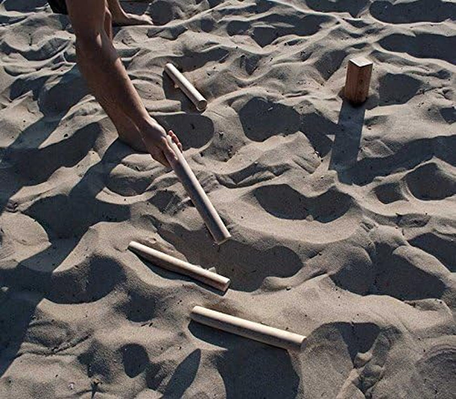 Kubb Premium Size Outdoor Tossing Game with Carrying Case, Instructions, and Boundary Markers