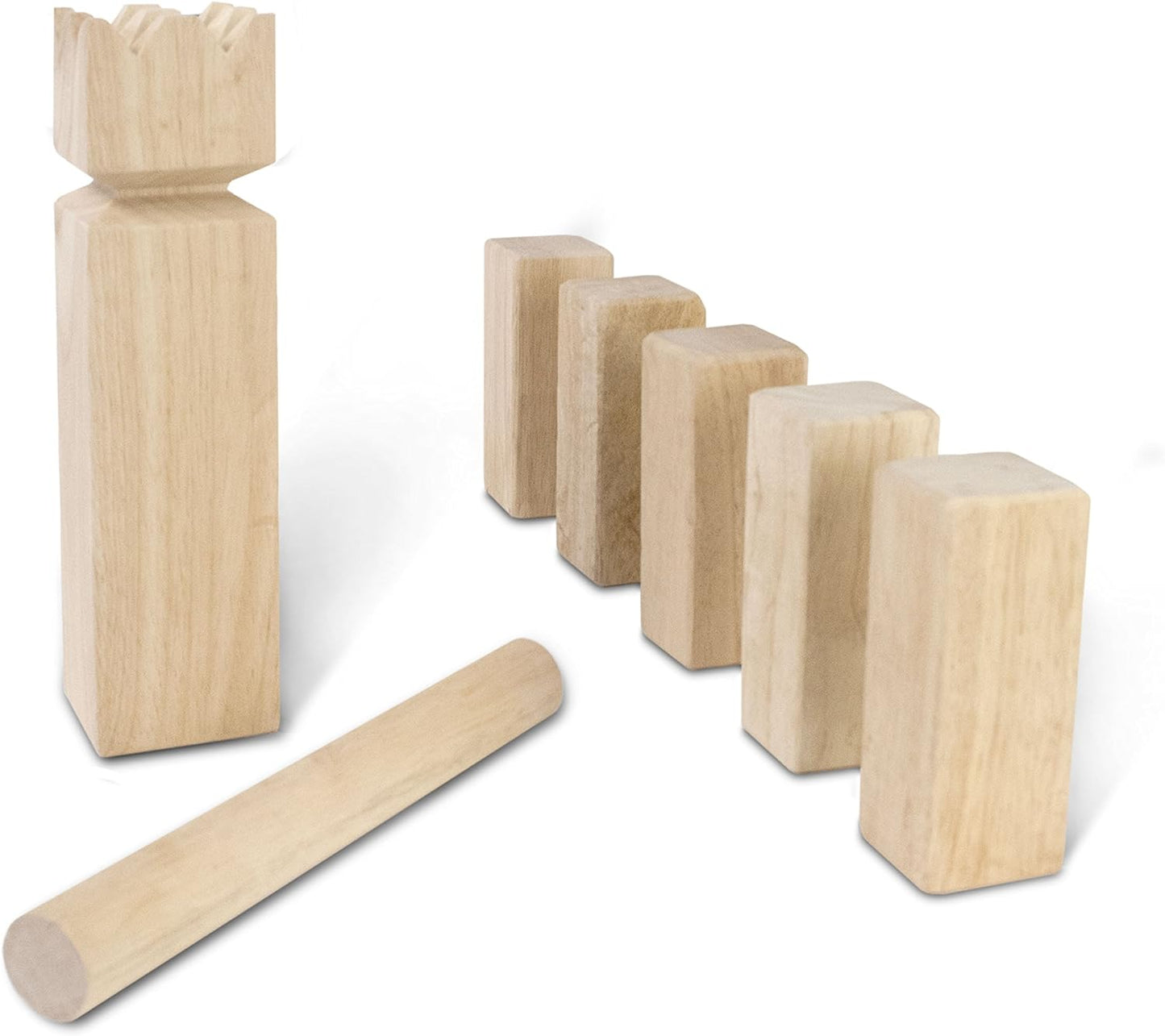Kubb Premium Size Outdoor Tossing Game with Carrying Case, Instructions, and Boundary Markers