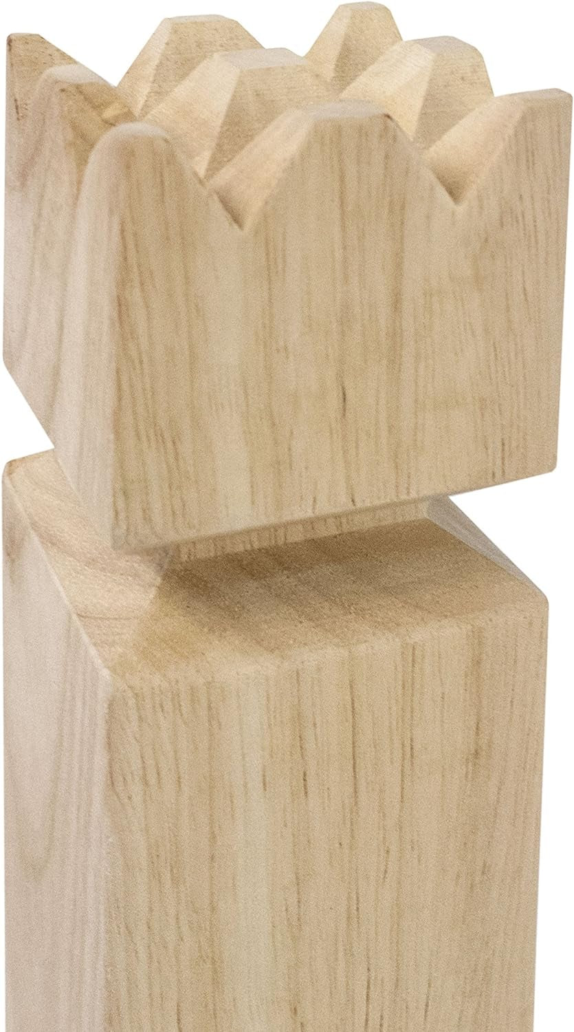 Kubb Premium Size Outdoor Tossing Game with Carrying Case, Instructions, and Boundary Markers