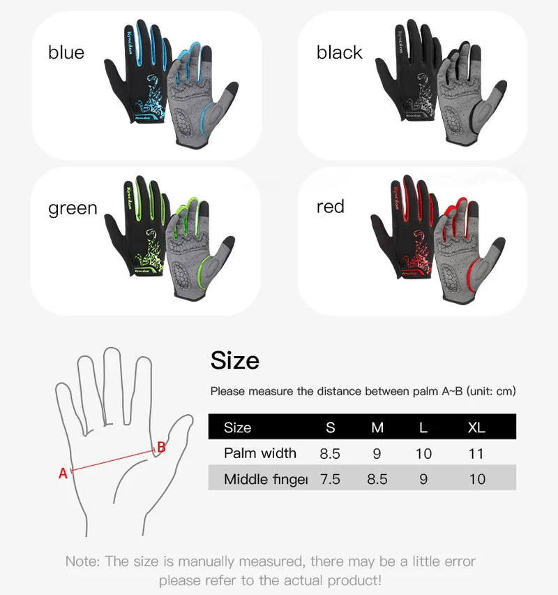 Cycling Gloves Touchscreen Shockproof