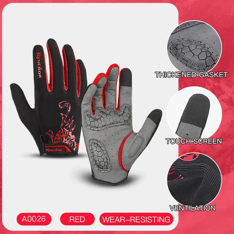 Cycling Gloves Touchscreen Shockproof